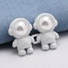 1 Paar verstellbare Taillenschnallen Astronaut Raumfahrer Metall Taillenstraffer Druckknopf für Hosen Jeans Hosen Röcke Versteller