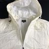 USED/Made in Japan 23KU SPORT Bench Coat Winter Jacket F Women White Padded Outerwear