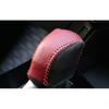 Red&Black Leather Central Gear Shift Knob Cover Trim For Lexus NX250 350 22-23