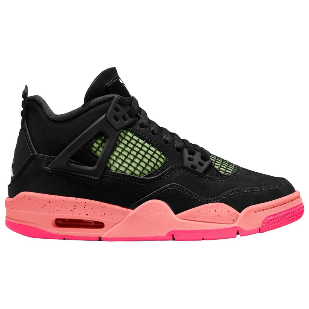 Jordan Air Jordan 4 Breathable Vintage Basketball Shoes Unisex Black II1271-001