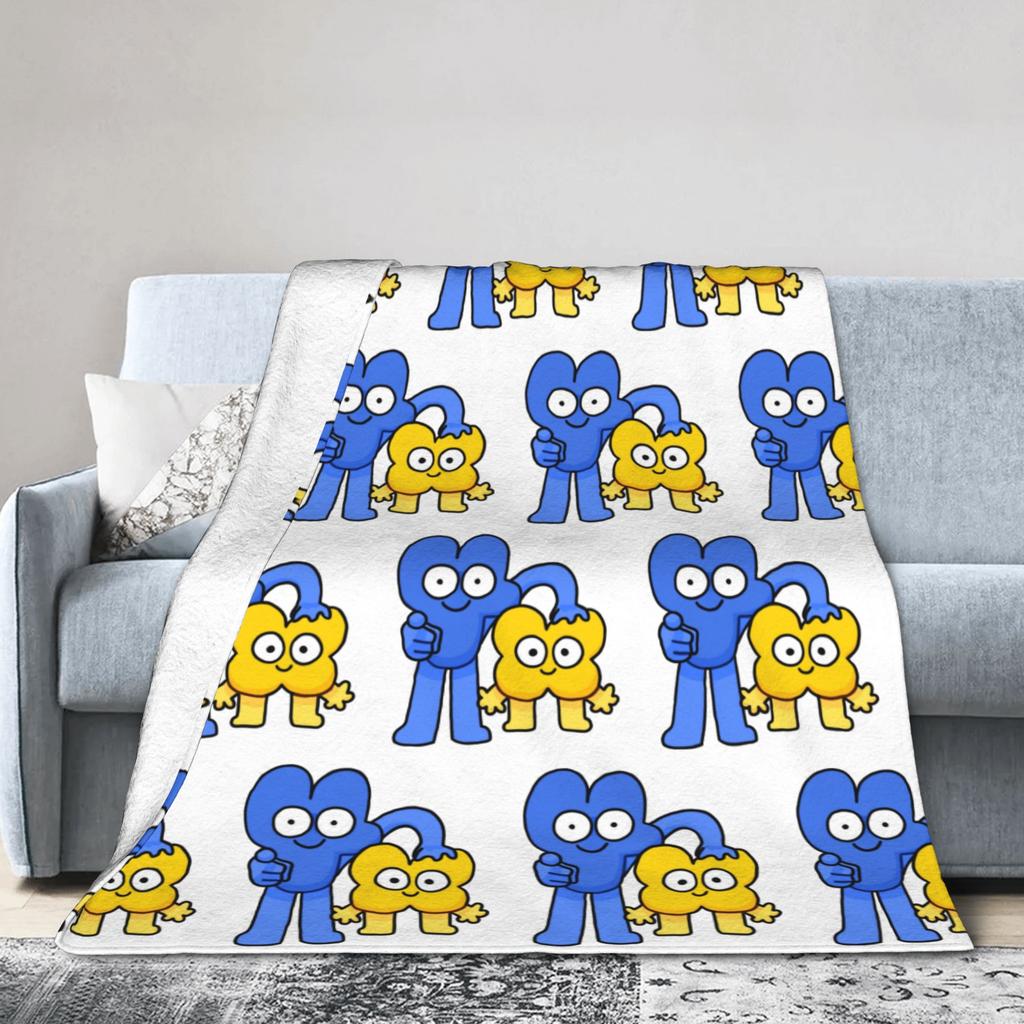 Four and X Blanket Bfdi Fuzzy Awesome Soft Throw Blankets for Coverlet Decoration