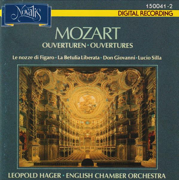 

CD MOZART - Overtures: Hager / Eco 1500412 Novalis 1989 Switzerlan Classical Used