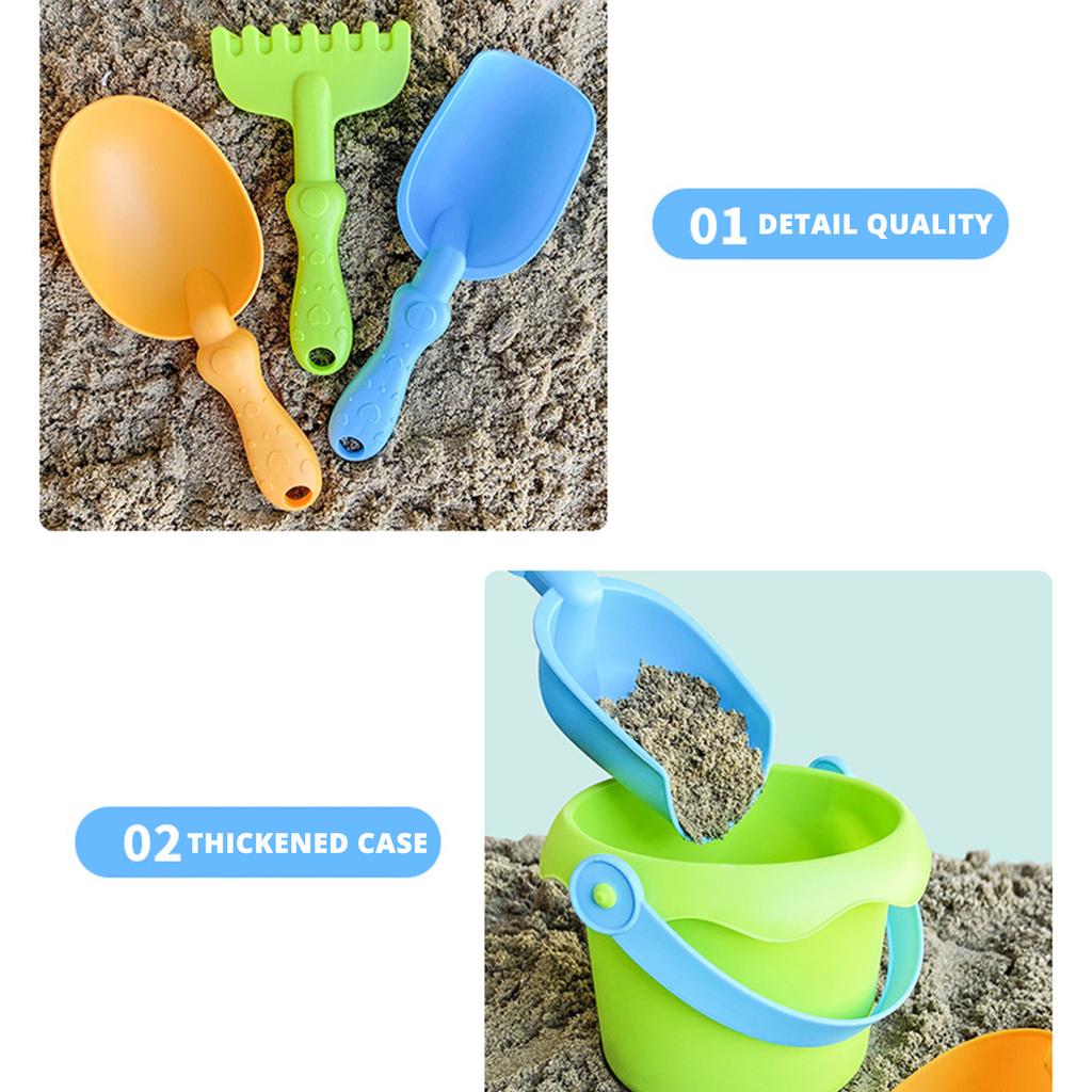 Beach Toy Summer Beach Play Set for Kids Water and Sand Toy Bucket Set for Outdoor Fun Bucket and Tool