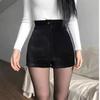2025 Autumn/Winter Women's High Waist Wide Leg Corduroy A-line Booty Shorts - Slimming, Casual, and Fashionable.