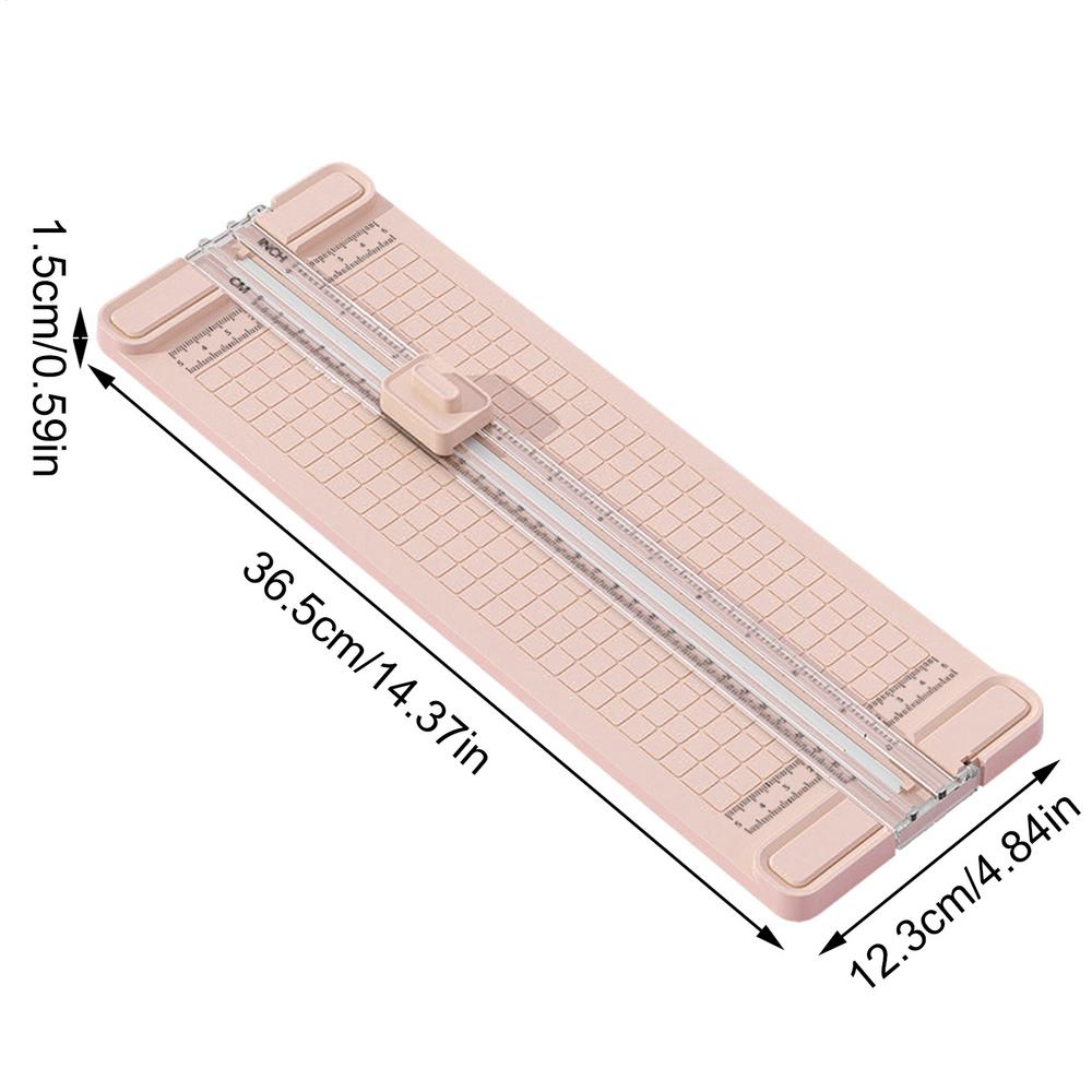 Paper Trimmer Cutter Craft Paper Cutter 4-in-1 Tools Bidirectional Cutting Precision Shredder Anti-Slip For Business Home