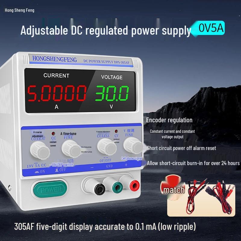 30V Adjustable DC Power Supply with Microamp Constant Current Output for Electronics Repair and Experimentation