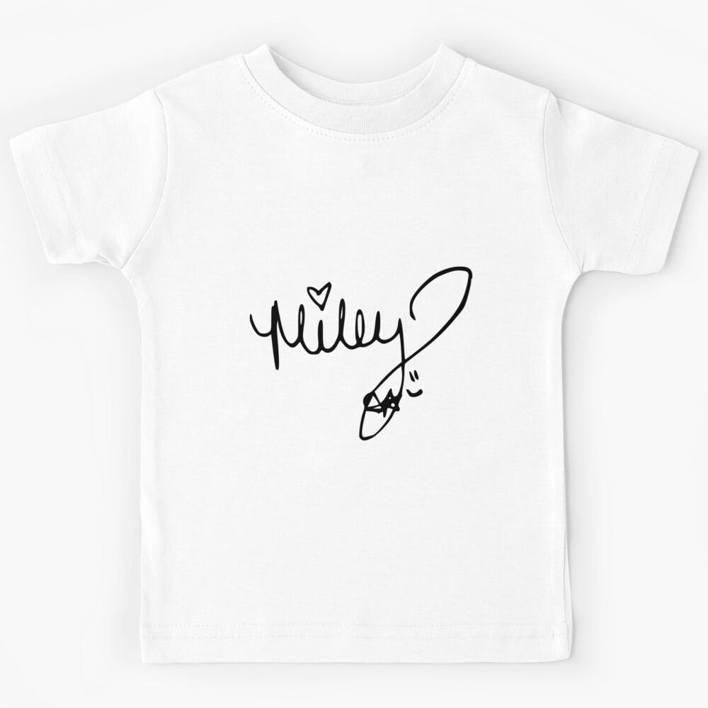 Miley Cyrus SIGNATURE| Perfect Gift|miley cyrus gift Kids T-Shirt 100