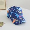 Children's hats men and women dinosaur excavator pirate racing cap spring and autumn sun visor baseball cap