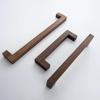 Maniglia Quadrata in Noce per Armadio Minimalismo Nordico Maniglie in Legno Massello per Armadio e Cassetti Maniglie per Mobili da Cucina