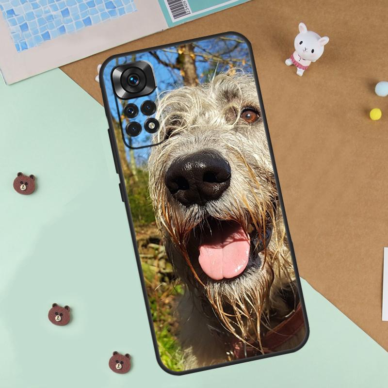 Irischer Wolfshund Hundehülle Für Xiaomi Redmi 14C 10C 12C 13C Hülle Für Redmi Note 13 Pro 14 9 10 11 12 10S 11S 12S