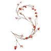 Artificial Red and Twig Stems for Fall Thanksgiving Home Decor Arrangements