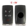 5 Button Smart Key Cover For Jaguar Land Range Rover Sv Replacement Shell Housing With Blade Key