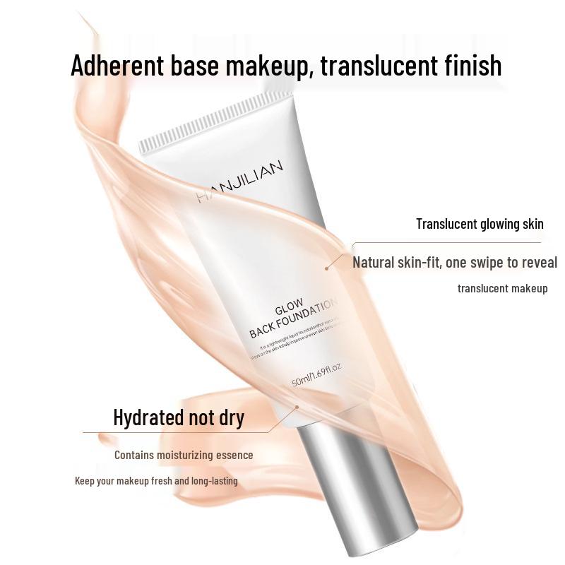 Han Ji Lian Luminous Nude Cream: Moisturizing Foundation & Concealer for Brightening and Smoothing