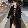 Womens Wool Blend Coat Longline Tailored Fit Elegant Office Chic Winter Outerwear