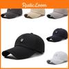 B Logo Shield Embroidered Duckbill Cap Cotton Adjustable Sun Protection For Unisex Fashion