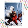 Disney Diamond Art Painting Kit 5D Diamond Painting The Incredibles Dot Art Gemstone Crystal Art Paint Diamond Home Wall Decor