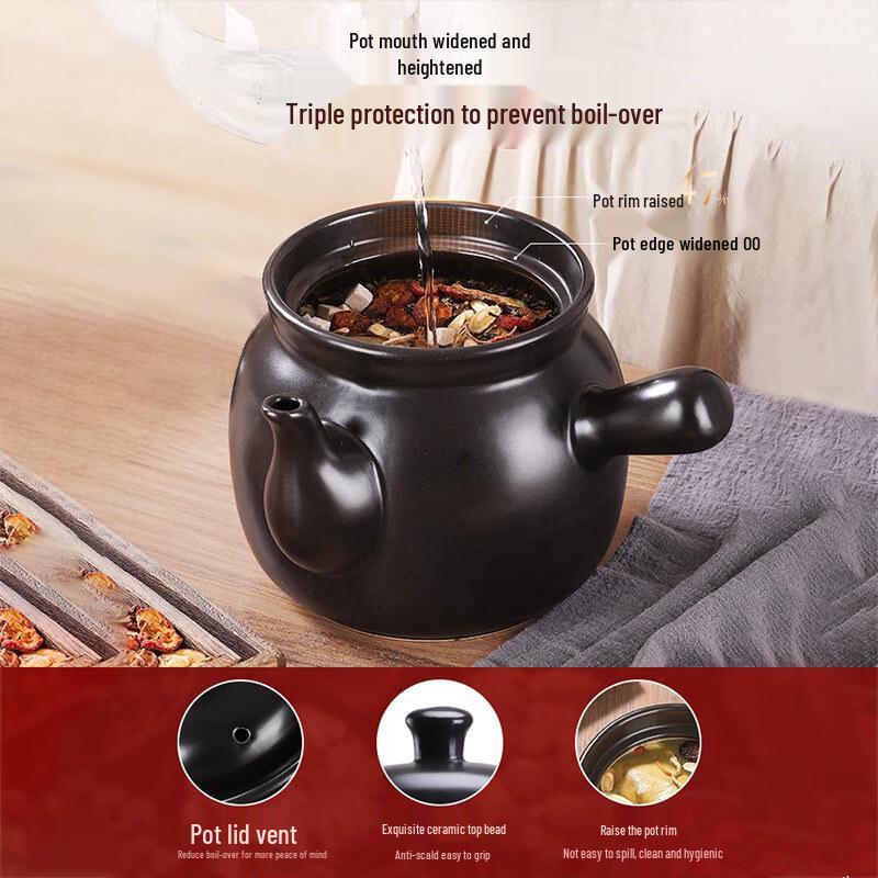 Jiwu Senlin Ceramic Herbal Decoction Pot