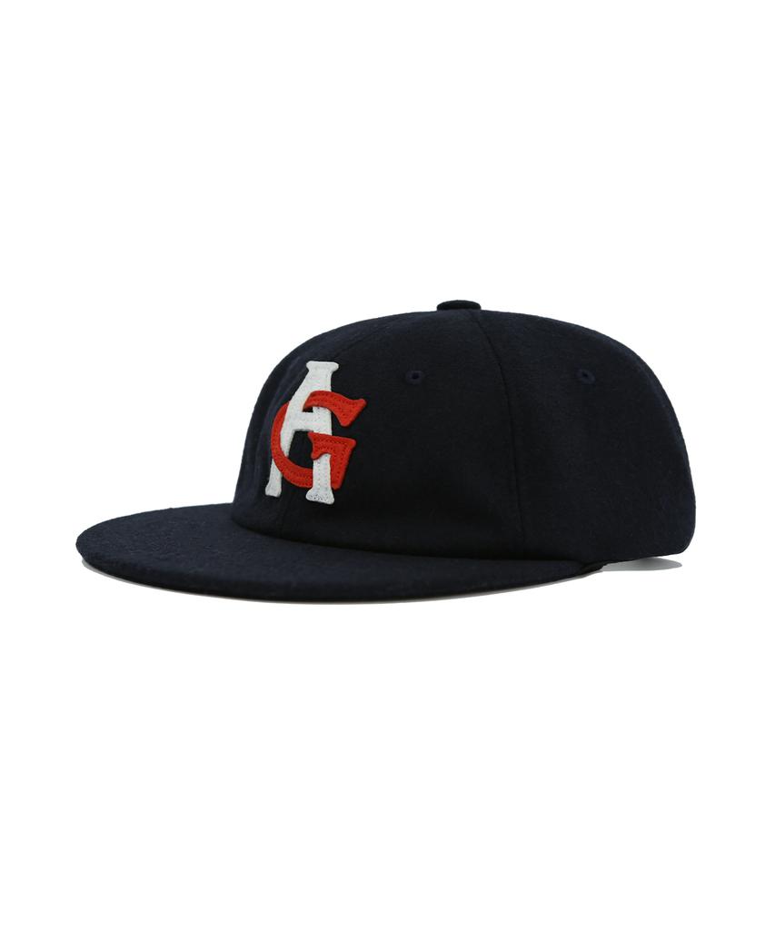 ANGLAN Ag Wool-Blend Ball Cap - Navy