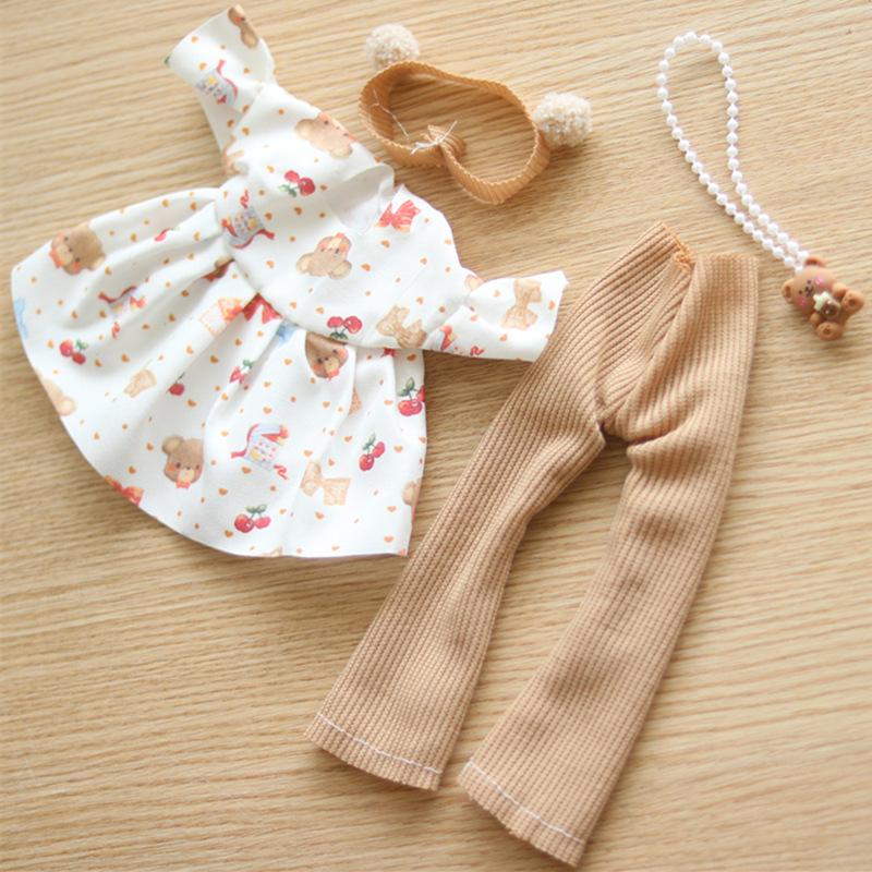 1/6 Bjd Doll's Clothes Acssories for 30cm Baby Doll Dress Up Toys
