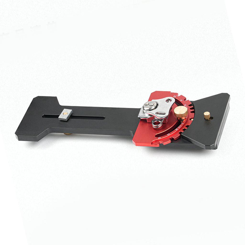 Track Saw Square 60 To 60 Degree Adjustable Angle Track Saw Guide Rail Square with 11 Positive Angle Stop