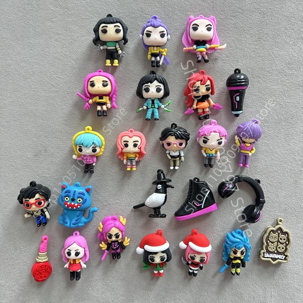 Kpop Dämonenjäger Adventskalender Huntrix Rumi Mira Zoey SAJA Boys Derpy Tiger Neujahrsdeko Weihnachts-Countdown Spielzeug Geschenke