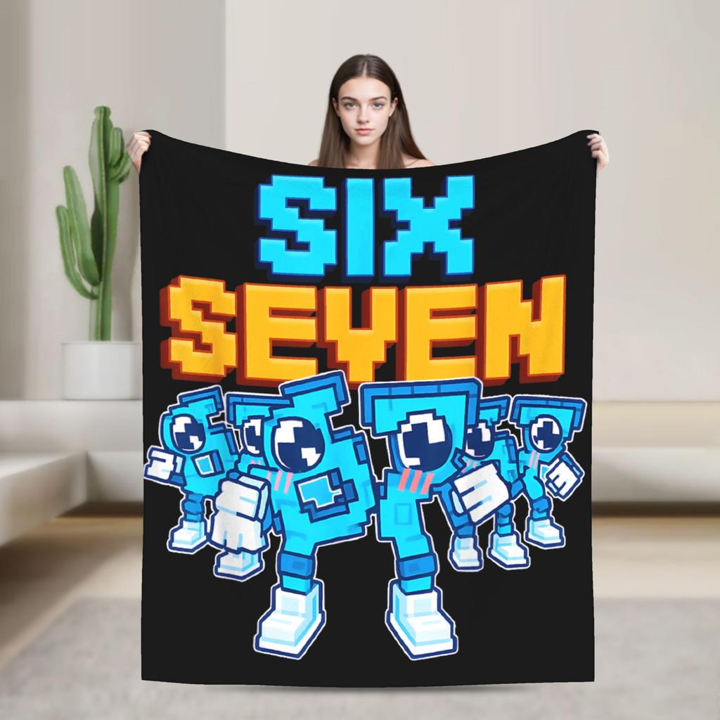 Popular 67 Brainrot Italian Meme Funny Blanket Warm Soft Flannel Throw For Sofa Office Travel Men Women Multi Sizes