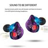 KZ ZST 1BA 1DD In-Ear Earphones, Clear Hi-Fi Monitor Earbuds, Wired Sports Gaming Earphones for Musicians, Singers, and Audiophiles (3.5mm, No Mic,