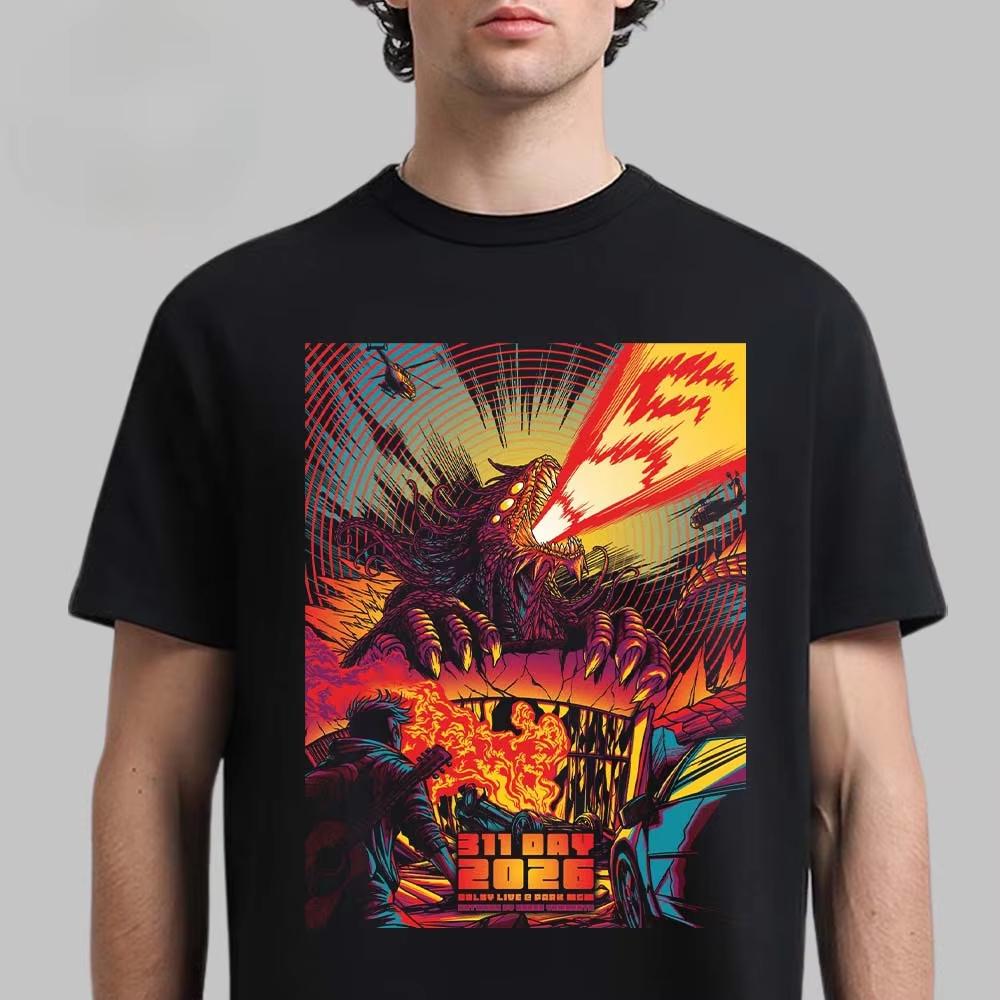 Phish Las Vegas 2026 March 78 Dolby Live Concert Graphic Tee Psychedelic Rock Streetwear Casual Unisex