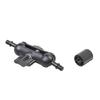 1/4inch Male to Female Threaded Ball Head Threaded Screw Adapter Double Head for DSLR Camera Microphones Attachment