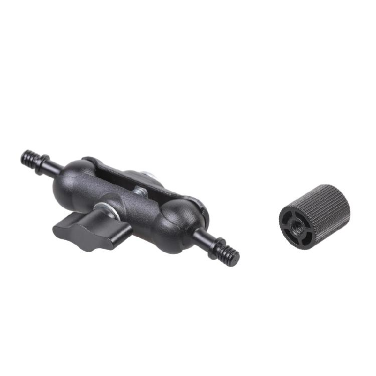 1/4inch Male to Female Threaded Ball Head Threaded Screw Adapter Double Head for DSLR Camera Microphones Attachment