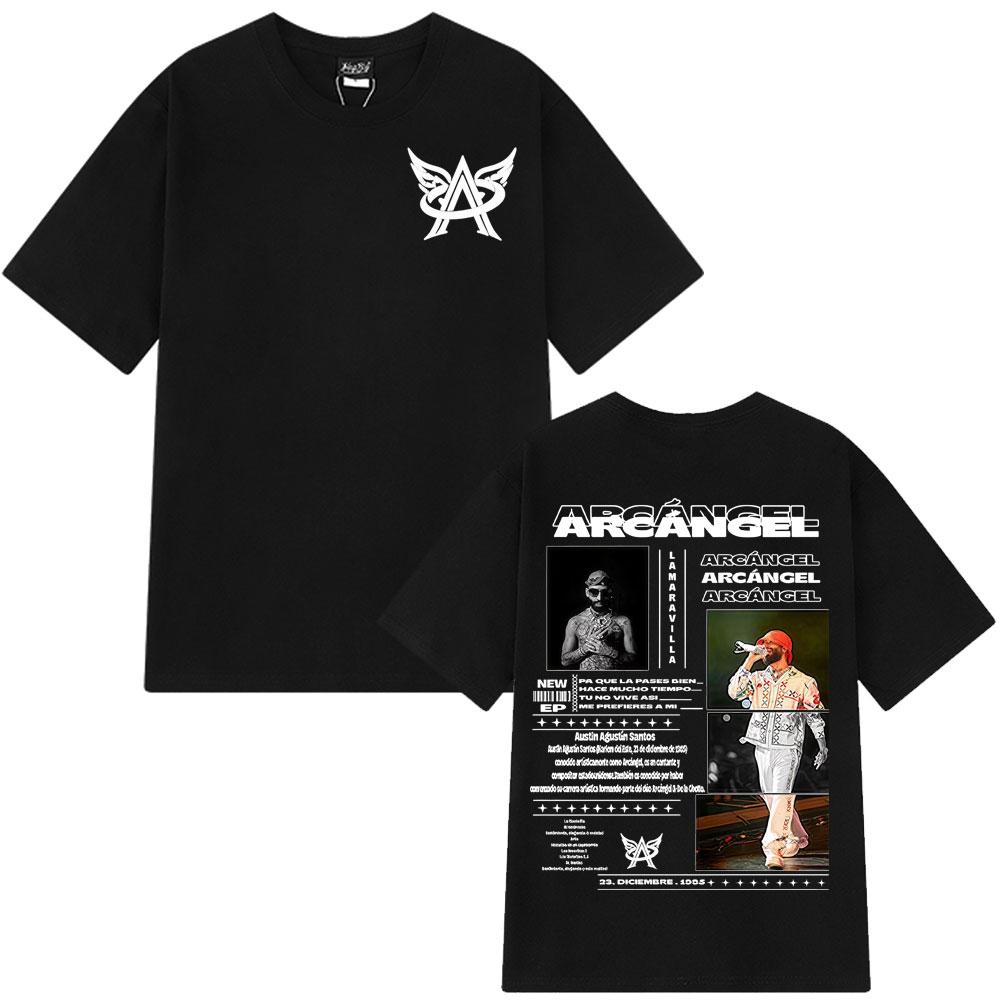 

Rapper Arcangel Album 2025 T Shirt Men Women Hip Hop Fashion Oversized Short Sleeve T-shirt Cotton Oversized T-shirts Streetwear S