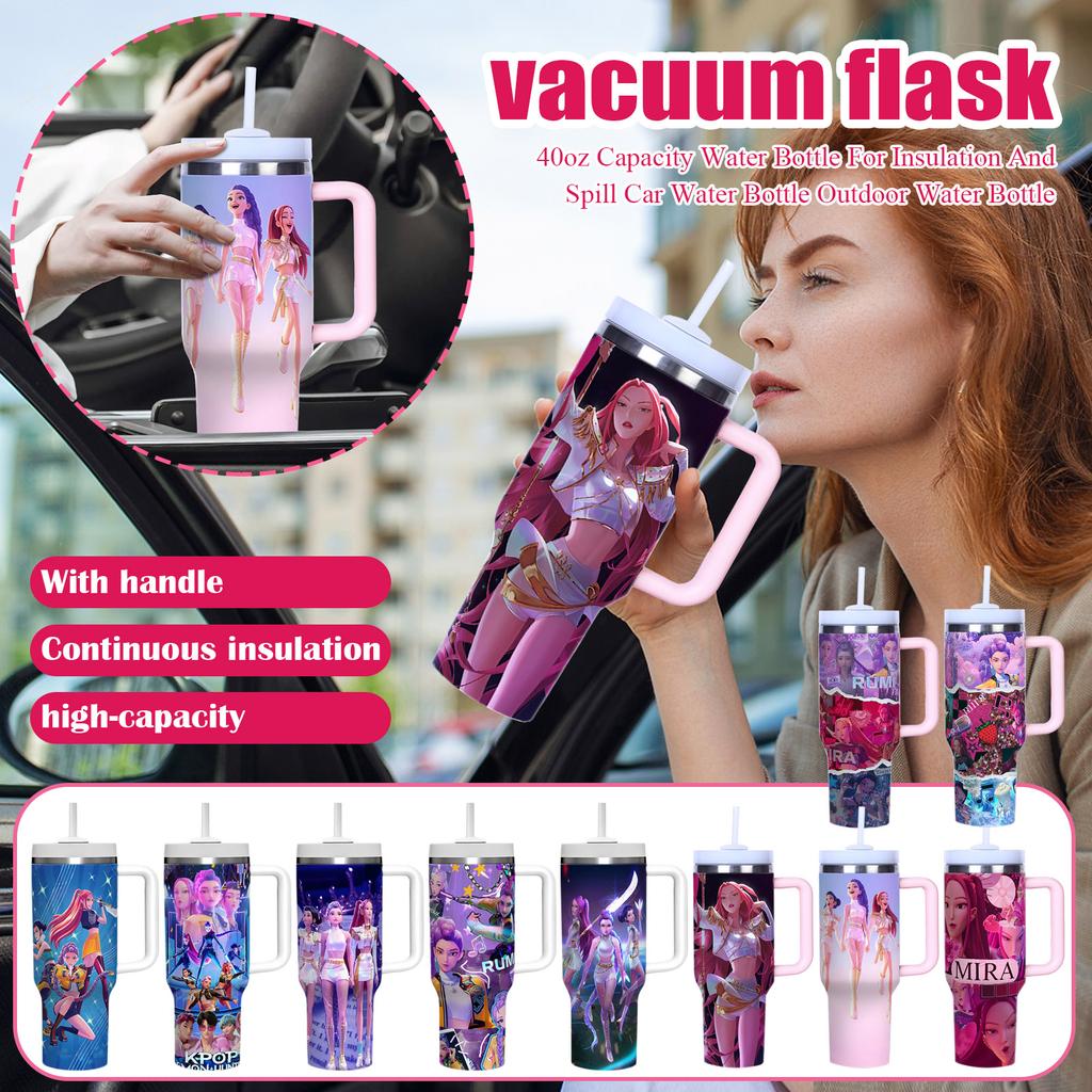 40oz Capacity Water Bottle For Insulation And Spill Car Water Bottle Outdoor Water Bottle