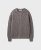 Yunionbeullu Hard Twist Cotton Ribbed Knit [Mauve Brown]
