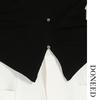 DONEED Women's Slim-Fit Solid Color Knitted Crew Neck T-Shirt