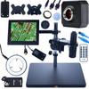 Mikroskop Cyfrowy Earth Pro MCEP-0.5X – Powiększenie 7x-45x | Wyświetlacz 8 Cali | Uchwyt I Oświetlacz 56xLED W Zestawie