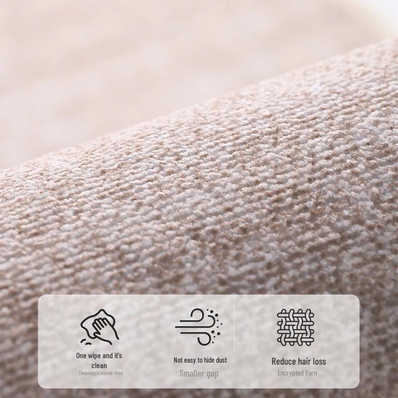 Easy-Maintenance Dirt-Resistant Solid Color Carpet for Living Room, Bedroom, and Sofa Area.
