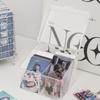 Acryl Foto-Karten-Sammlung Organizer Rechteckige Postkarten Sticker Aufbewahrungsbox Schmuck