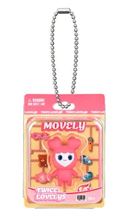 

TWICE LOVELYS Блістерний талісман-брелок Капсульна іграшка ЯПОНІЯ BANDAI MOVELY