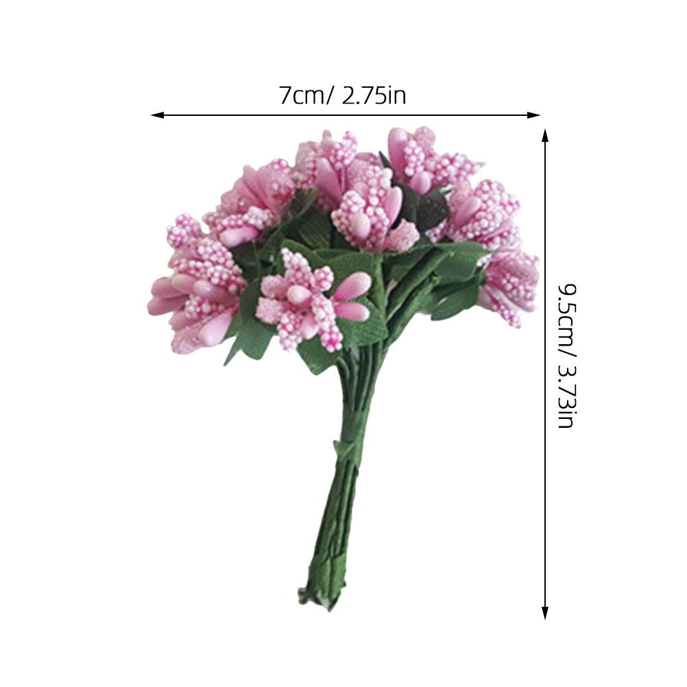 12 Pièces Baies Artificielles Mini Baies à Pépins Artificielles Violettes Décor Réaliste pour Mariage Fête Guirlande DIY Scrapbooking