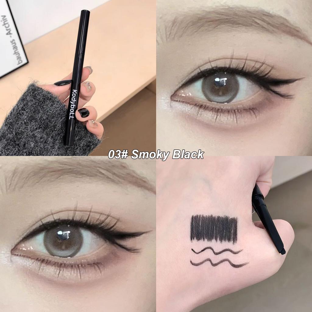 Silky Long-lasting Eye Liner Pencil Blade-tip Natural Matte Wine Red Eyeliner Easy To Color Waterproof Eye Make Up Cosmetics