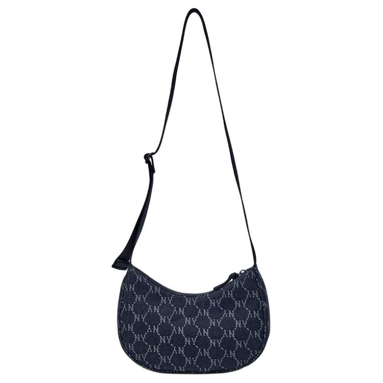 New MLB Cotton Shoulder Bag Regular Unisex Multicolor 3ABQMV45N