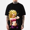 2026 New Hot Dragon Ball CauliflaJapanese Style Classic T-shirt Men Women Vintage T-shirt Lightweight Breathable and Comfortable Clothes