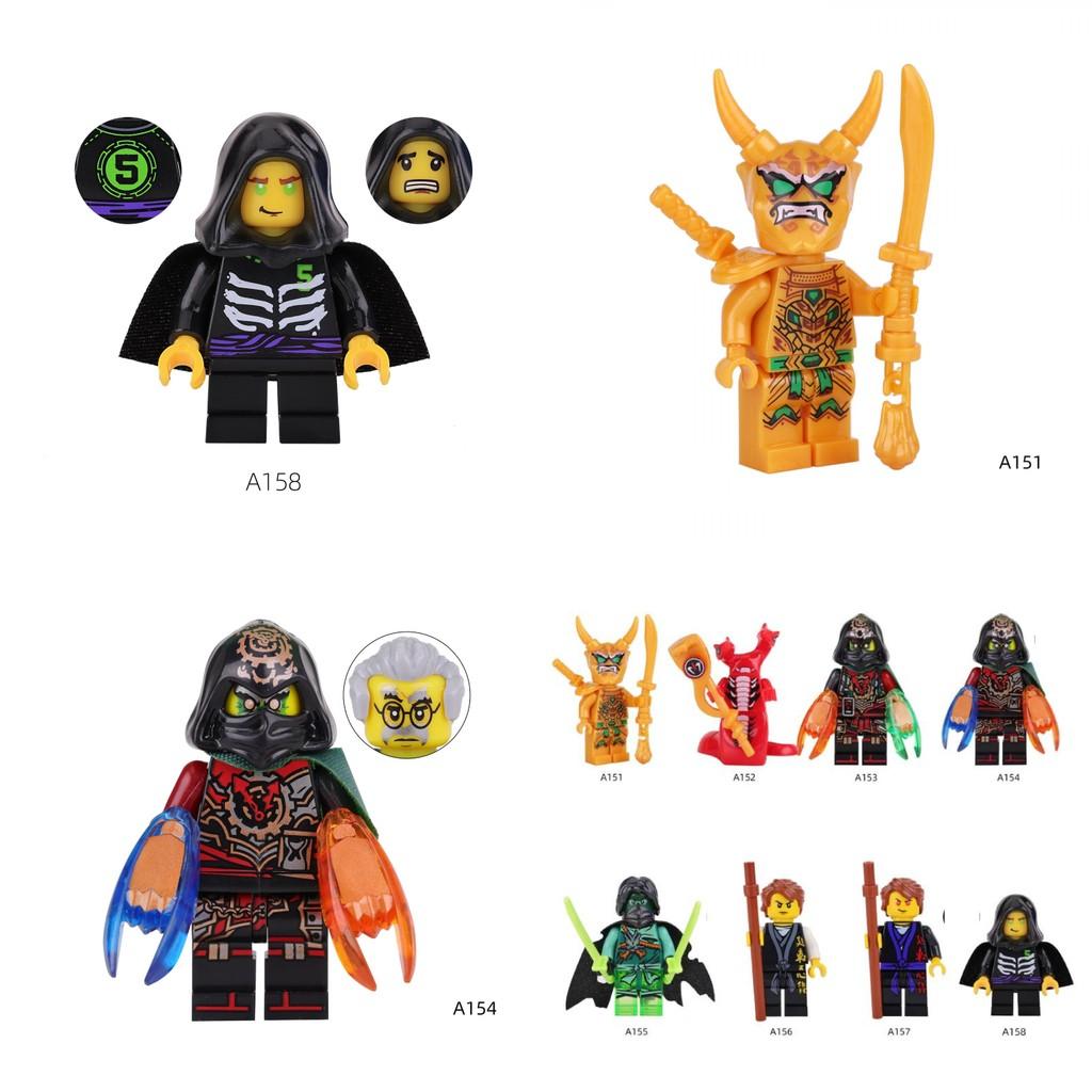 Ninja Serie Kunststoffbausteine Kinder DIY Spielzeugset für kreatives Spielen und Lernen