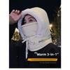 Nordost Warme Lei Feng Mütze Winter Neu Herren und Damen Outdoor Ohrenschutz mit Dickem Fleece Kälteschutz Gesichtsmaske, Hals Integrierte Mütze
