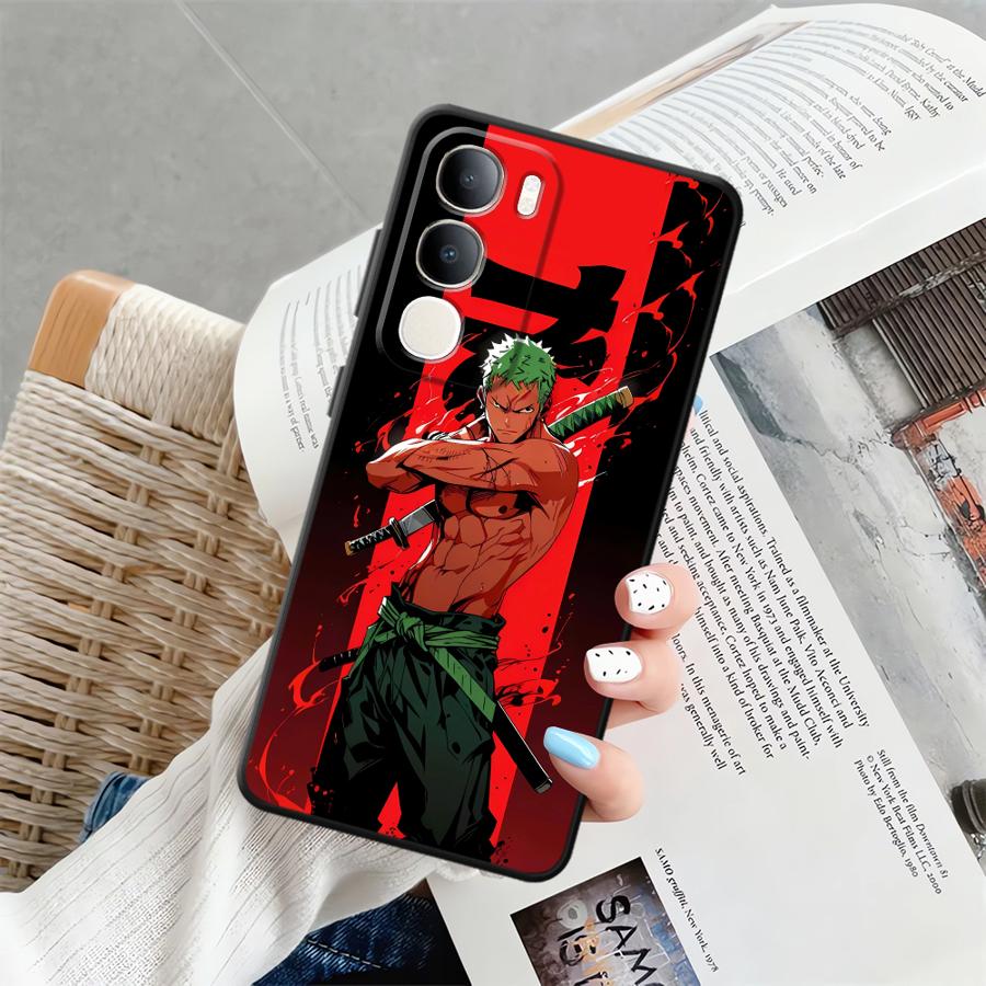 

Чехол для телефона One Piece Луффи для Vivo V29 Y50 Y95 Y75 Y81 Y71 Y91 V21E V23 Y51S Y78 V27 Y52S Y93 V25 V30 Y53S vivo V23 5G