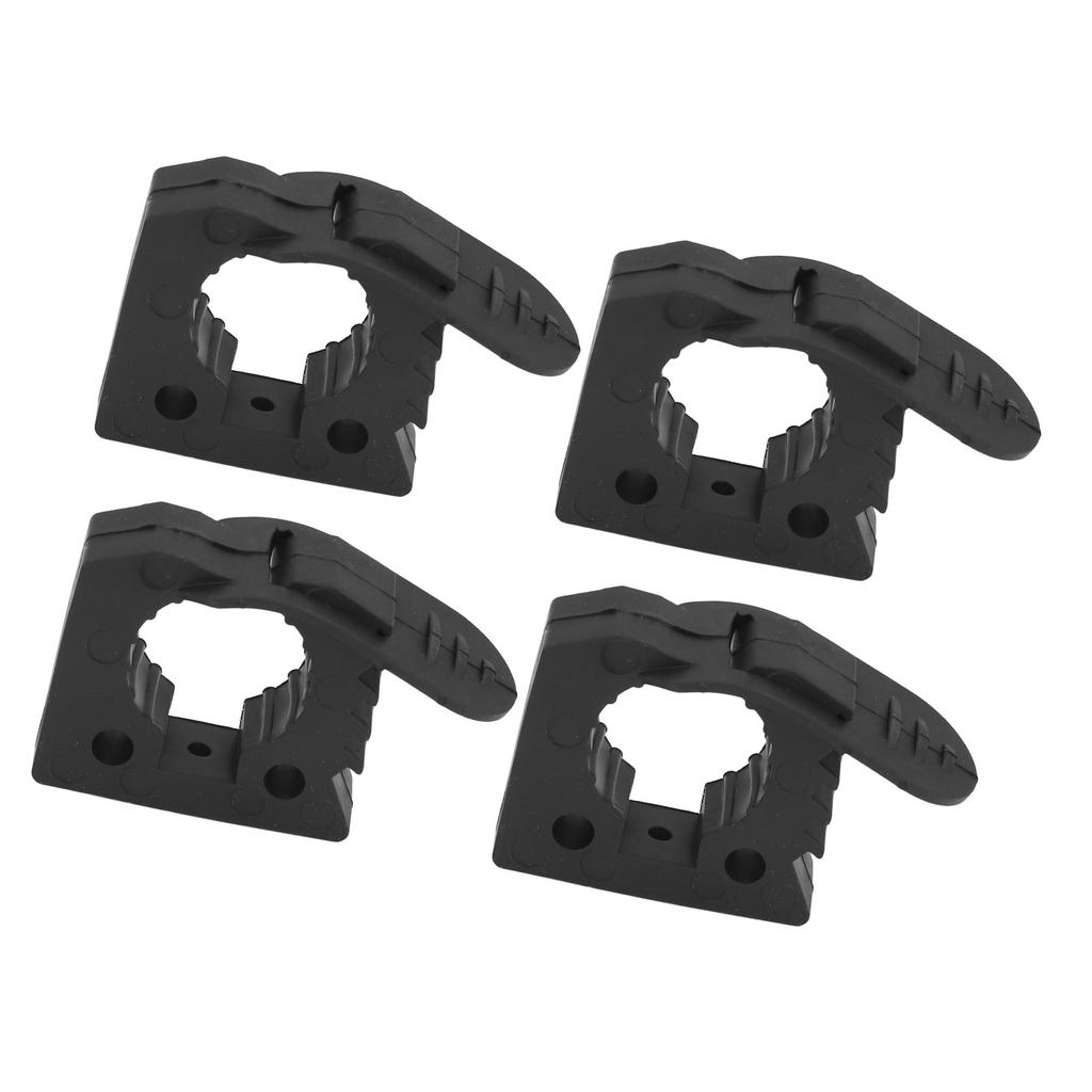 4 Stück Dachträger Schaufelhalterung 30?40mm Klemmung 11kg Tragfähigkeit Schwerlast Gummi Klemmenhalterung