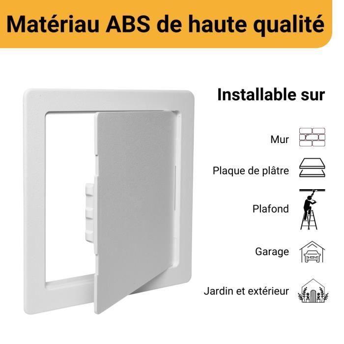 Panneau d'accès - proxinova - trappe de visite - 300x300 mm - plastique abs - intérieur