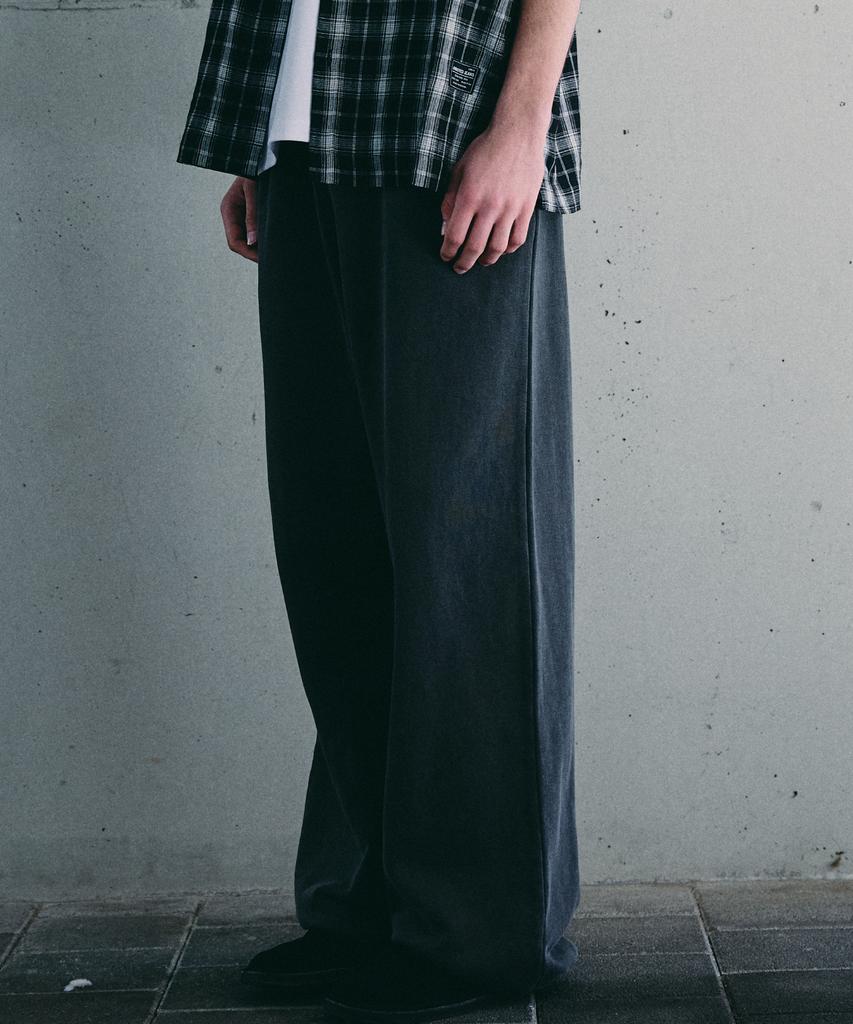 Eonoideu Pigment String Wide Pants Lq6Pu192_Charcoal