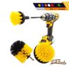 3-Piece Electric Drill Cleaning Brush Set for Cars, Discs, and Bathrooms