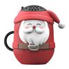 Father Christmas Design Bluetooth Mini Speaker - Bluetooth 5.2 Wireless Audio, Cute Portable Design, Perfect Christmas Gift